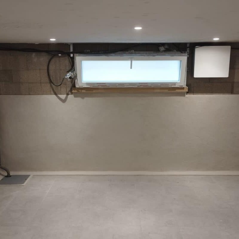 Infiltration d'eau sous-sol - Solution : Cuvelage et Drainage 2