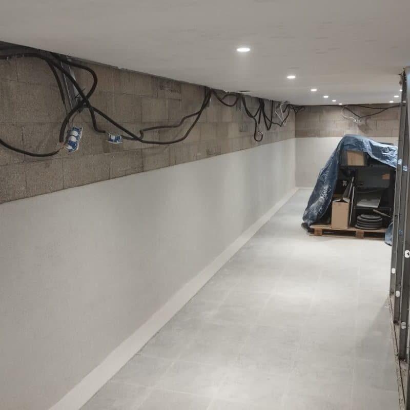 Infiltration d'eau sous-sol - Solution : Cuvelage et Drainage 3