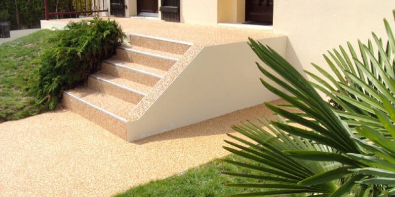 La rénovation de votre terrasse en tapis de pierre