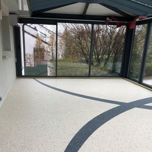 terrasse résine polyurethane